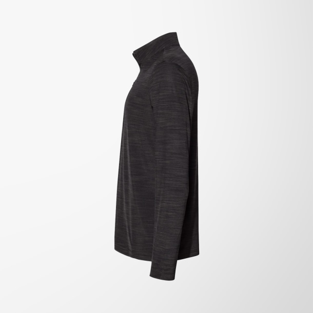 adidas® Men's Quarter-Zip Mélange Pullover