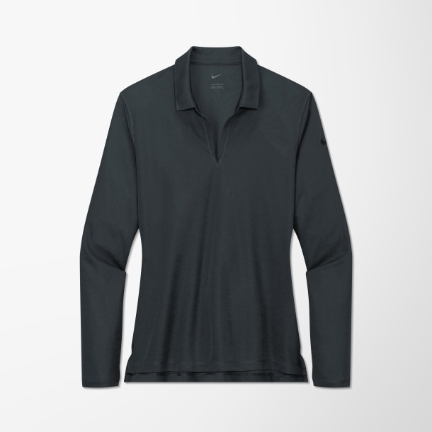Nike® Women's Long-Sleeve Dri-FIT Micro Pique 2.0 Polo