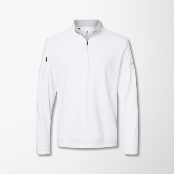 adidas® Men's Quarter-Zip Performance Pullover