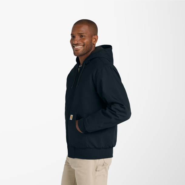 Carhartt® Men's Quilted Flannel-Lined Duck Active Jacket