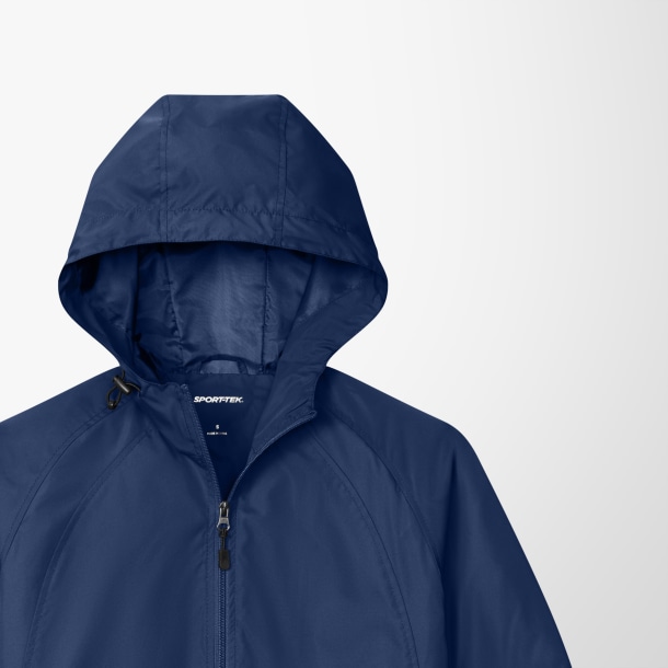 Sport-Tek® Men's Hooded Raglan Jacket