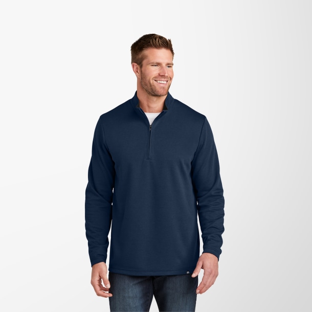 TravisMathew Men's Quarter-Zip Coveside Pullover