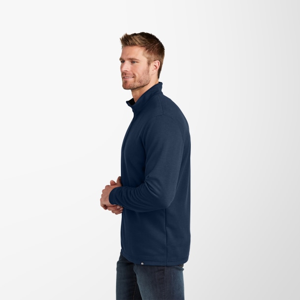 TravisMathew Men's Quarter-Zip Coveside Pullover