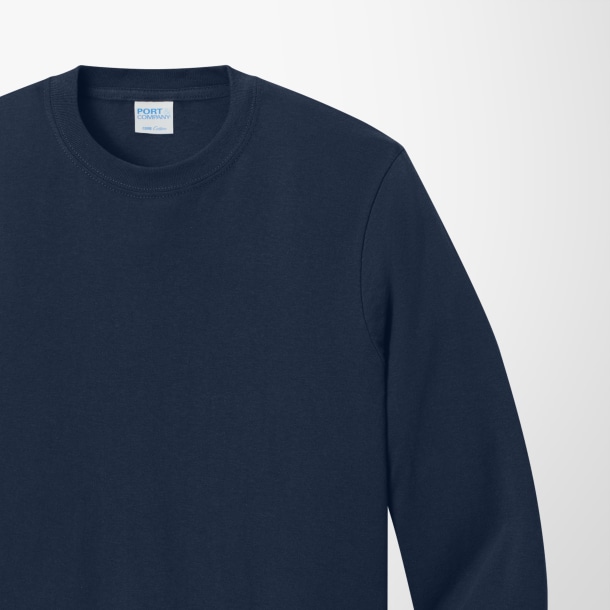 Port & Company® Adult Long-Sleeve Cotton Core T-Shirt