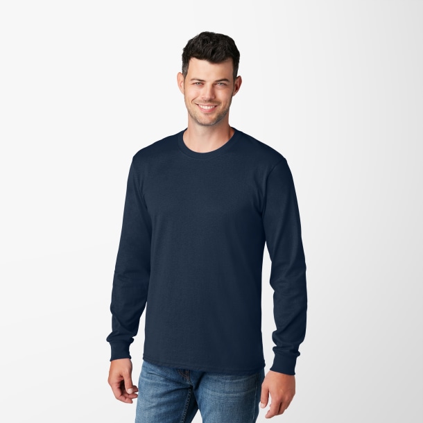 Port & Company® Adult Long-Sleeve Cotton Core T-Shirt