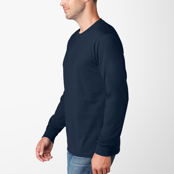 Port & Company® Adult Long-Sleeve Cotton Core T-Shirt