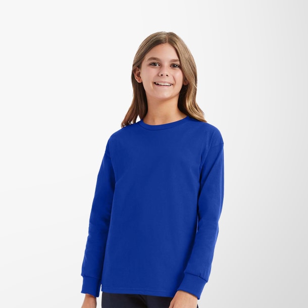 Hanes Youth Long-Sleeve Authentic T-Shirt