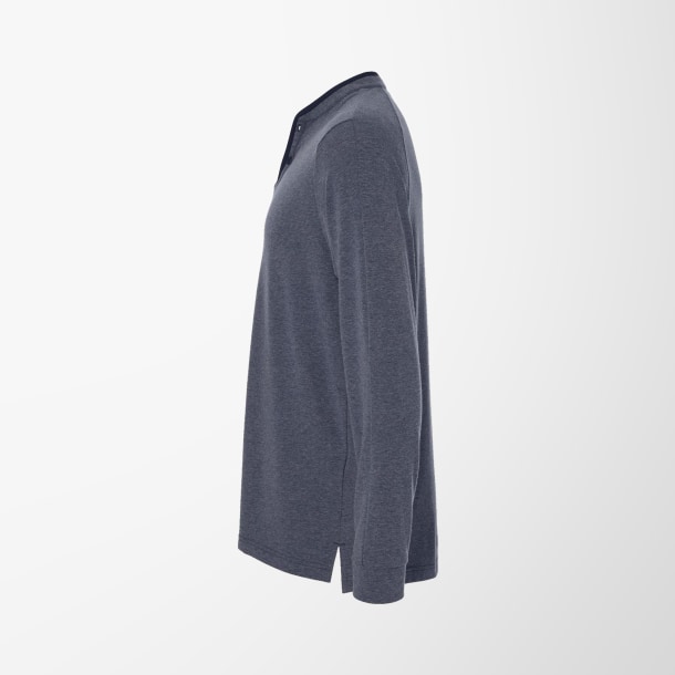 adidas® Men's Long-Sleeve Henley T-Shirt