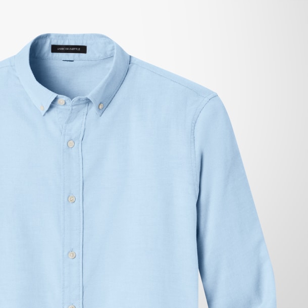 Mercer+Mettle® Men's Long-Sleeve Modern Oxford Shirt