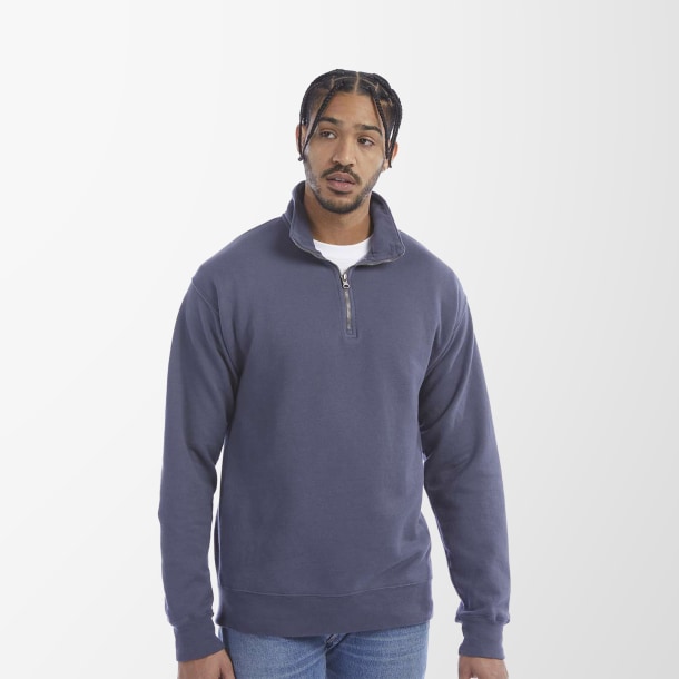 ComfortWash by Hanes Adult Quarter-Zip Garment-Dyed Pullover