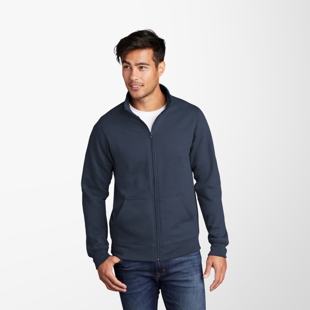 Port & Company® Men's Full-Zip Fleece Core Sweatshirt