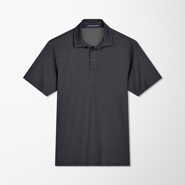 Devon & Jones Men's Melange CrownLux Performance® Polo
