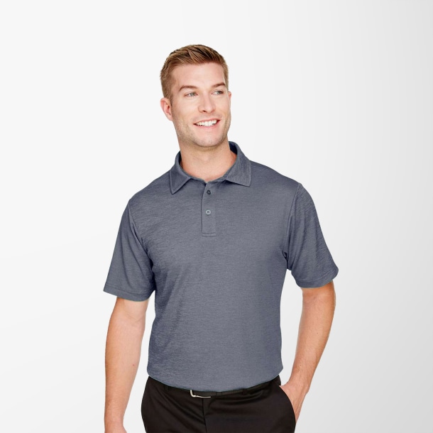 Devon & Jones Men's Melange CrownLux Performance® Polo