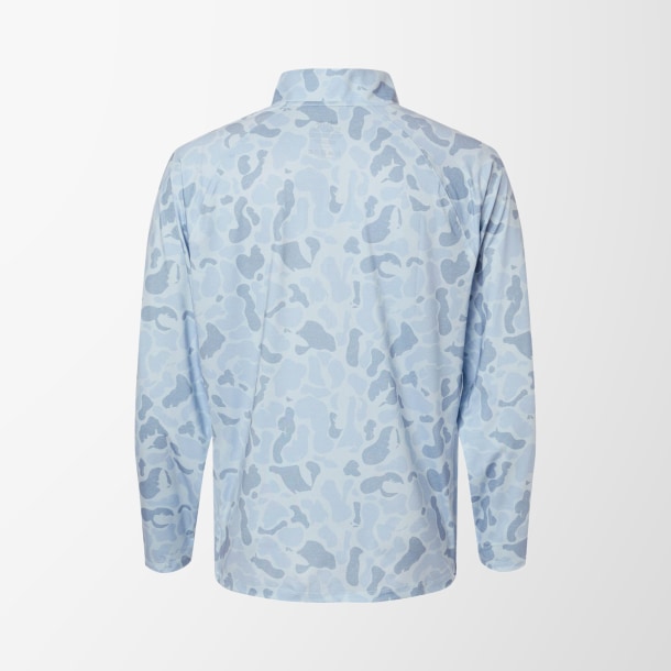 HUK Men's Printed Quarter-Zip Airweight Pullover