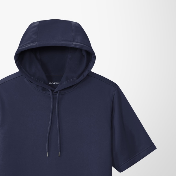 Sport-Tek® Men's Short-Sleeve Sport-Wick ® Fleece Hoodie