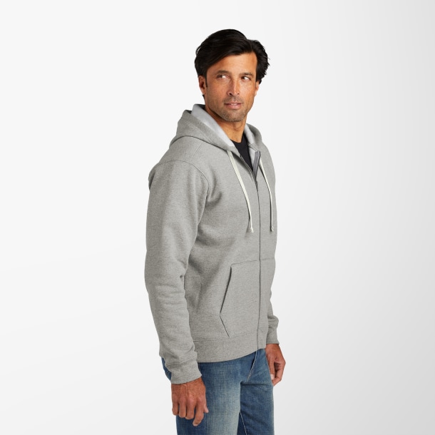 Volunteer Knitwear™ Adult Full-Zip Fleece Chore Hoodie