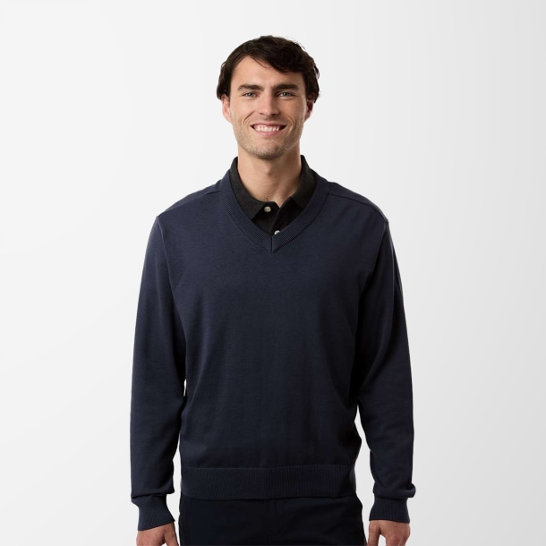 Devon & Jones Men's V-Neck New Classics Sweater