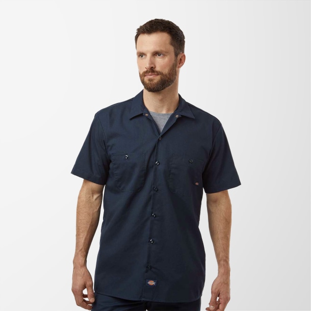 Dickies Men's Tall Long-Sleeve Industrial Work Shirt