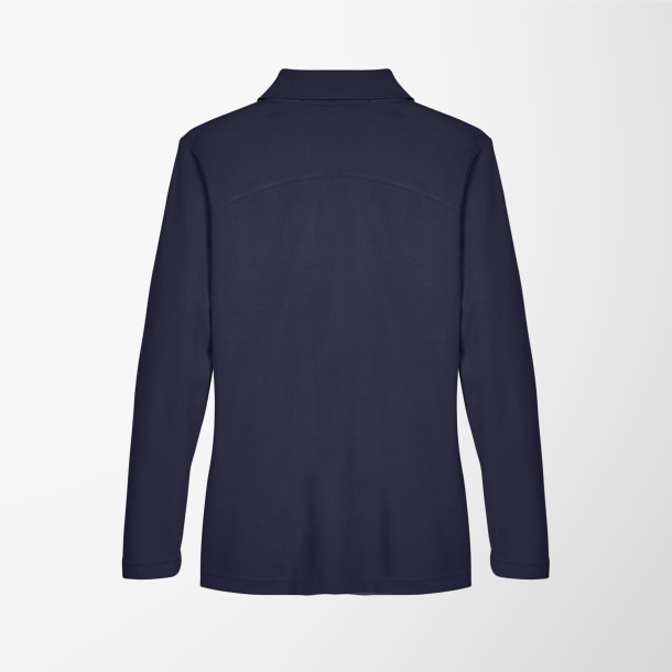 Devon & Jones Women's Long-Sleeve Plaited CrownLux Performance® Polo