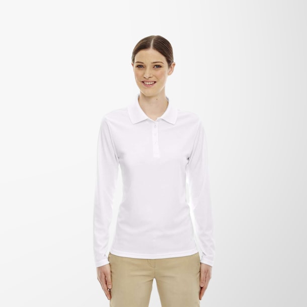 CORE365 Women's Long-Sleeve Pinnacle Polo