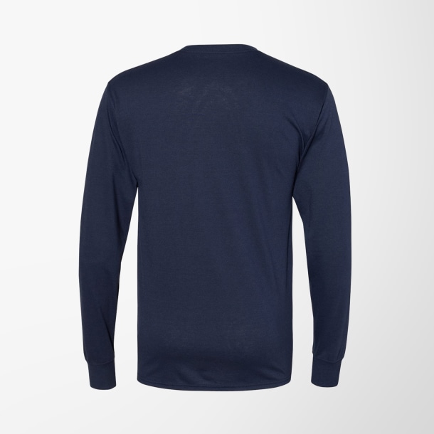 Hanes Men's Long-Sleeve Workwear T-Shirt with Pocket