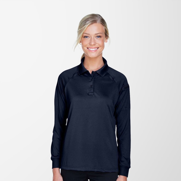 Harriton Women's Long-Sleeve Advantage Tactical Polo