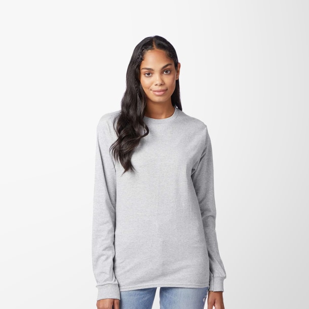 Hanes Women's Long-Sleeve Authentic T-Shirt