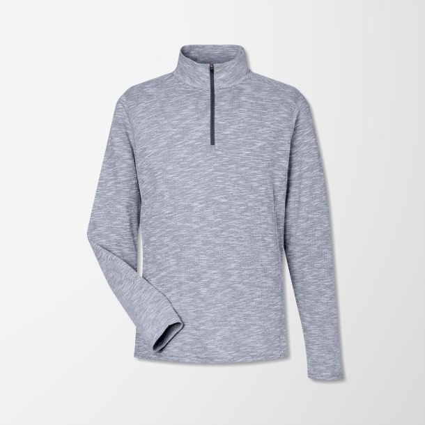 North End Men's Quarter-Zip Jacquard Eclipse Pullover