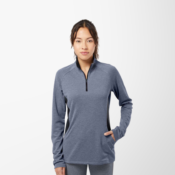 adidas® Women's Quarter-Zip Lightweight Pullover