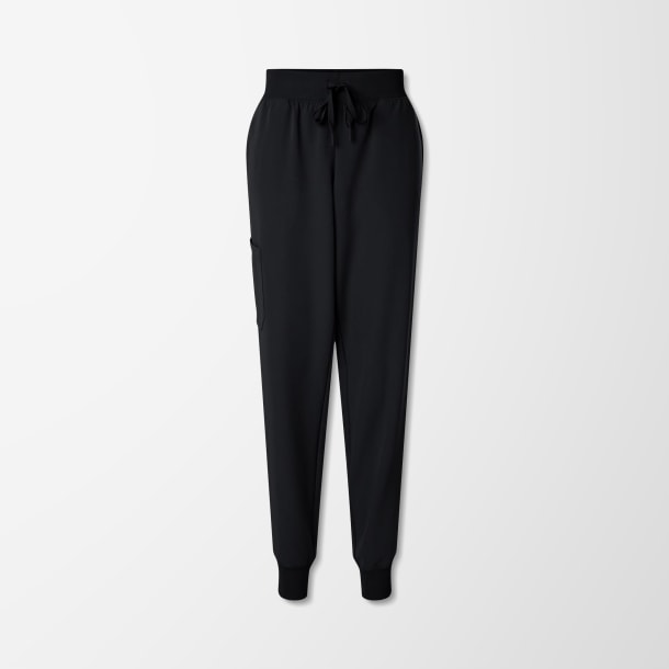 Jaanuu Women's Knit-Waist Silex Scrub Joggers - Petite Sizing