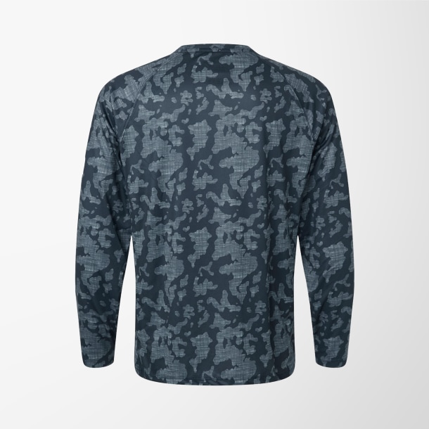 HUK Men's Long-Sleeve LoPro Running Lakes T-Shirt