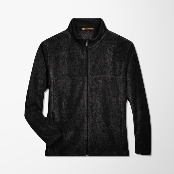 Harriton Men's Full-Zip Fleece Jacket