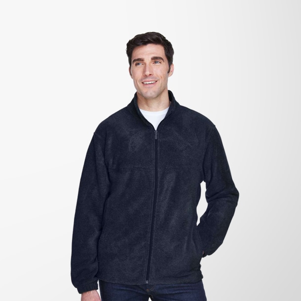 Harriton Men's Full-Zip Fleece Jacket
