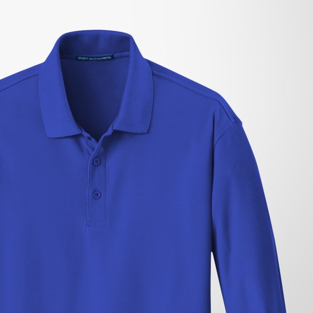 Port Authority® Long Sleeve Core Classic Pique Polo