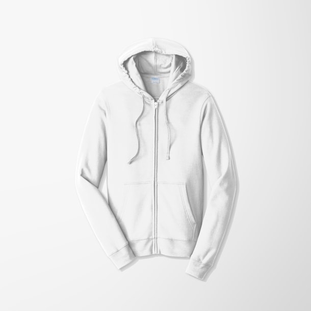 Port & Company® Fan Favorite™ Fleece Full-Zip Hooded Sweatshirt