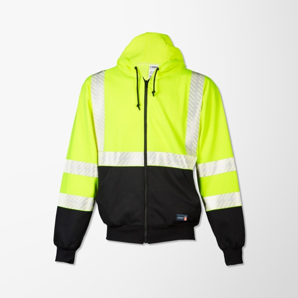 Kishigo Adult Class 3 Full-Zip Hoodie