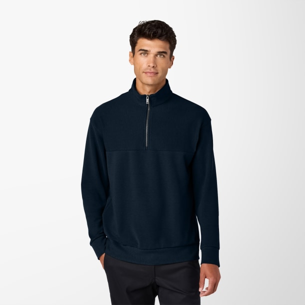 Mercer+Mettle® Men's Quarter-Zip Textured Pullover