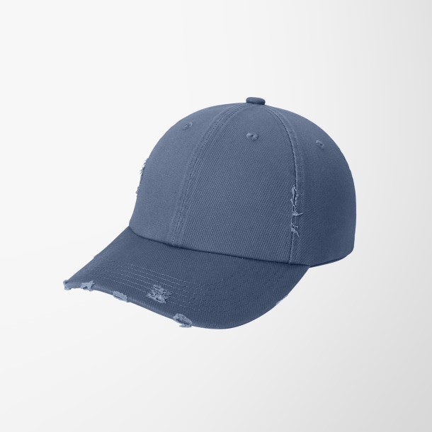District ® Cotton Twill Distressed Cap