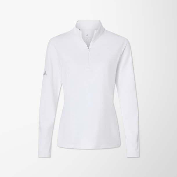 adidas® Men's Quarter-Zip Textured Pullover