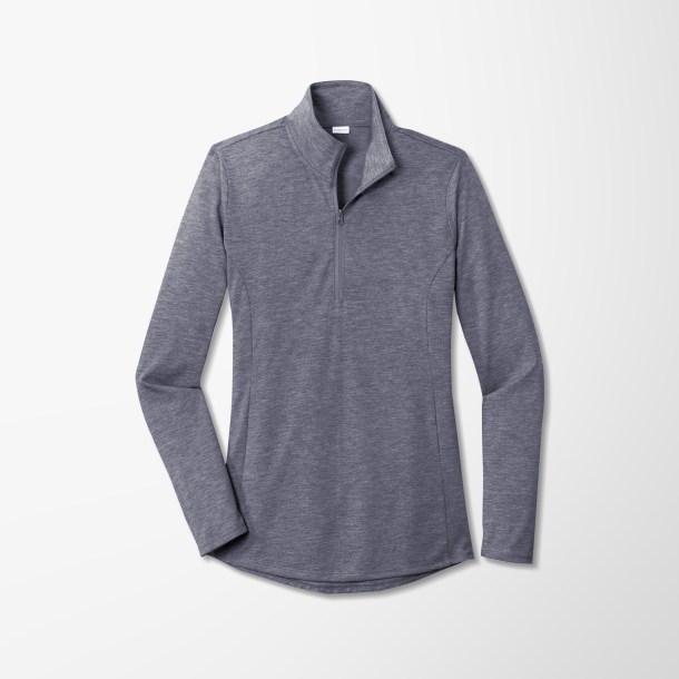 Sport-Tek® Women's Quarter-Zip PosiCharge® Tri-Blend Pullover