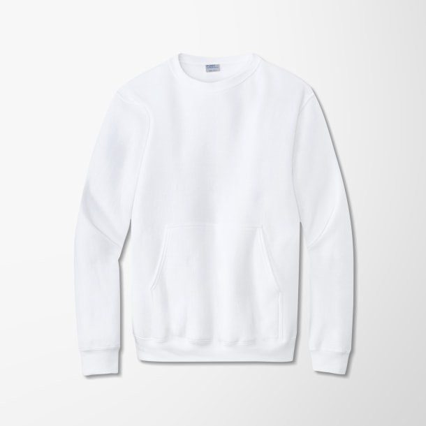 Port & Co™ Adult Fleece Core Crewneck with Pocket