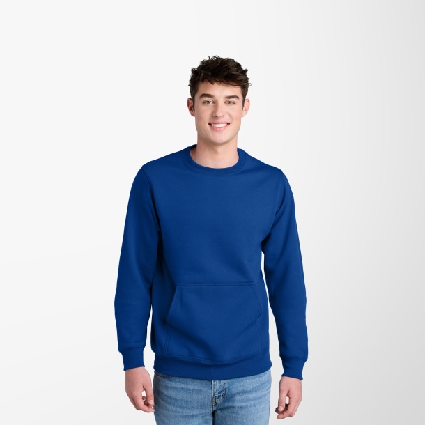 Port & Co™ Adult Fleece Core Crewneck with Pocket