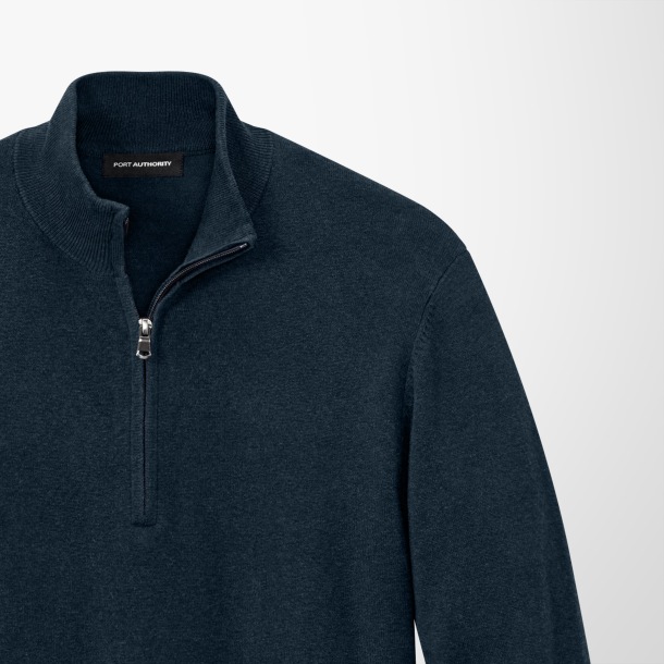 Port Authority® Men's Quarter-Zip Easy Care Sweater