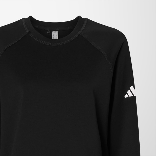 adidas® Women's Side-Snap Beyond Crewneck