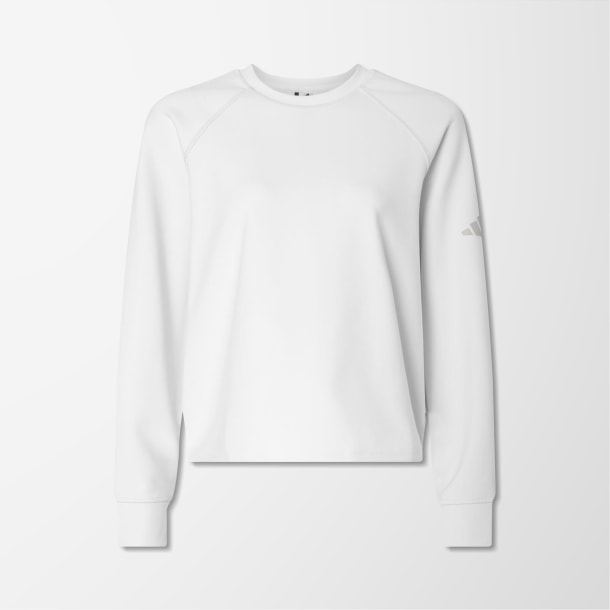 adidas® Women's Side-Snap Beyond Crewneck