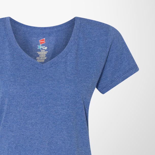 Hanes Women's V-Neck Triblend Perfect-T T-Shirt