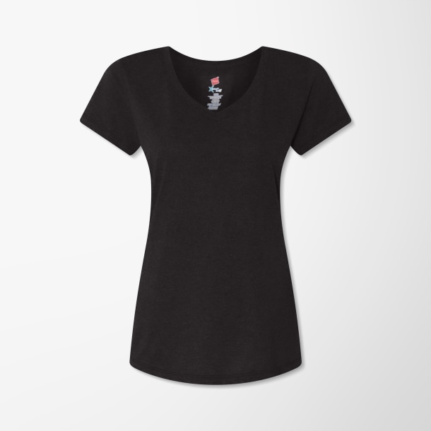 Hanes Women's V-Neck Triblend Perfect-T T-Shirt