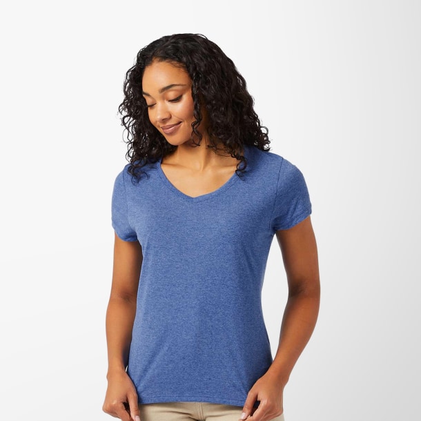Hanes Women's V-Neck Triblend Perfect-T T-Shirt