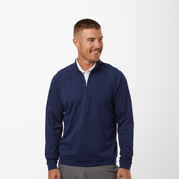 adidas® Men's Quarter-Zip Club Pullover