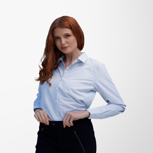 Vansport Women's Pinstripe Sandhill Shirt